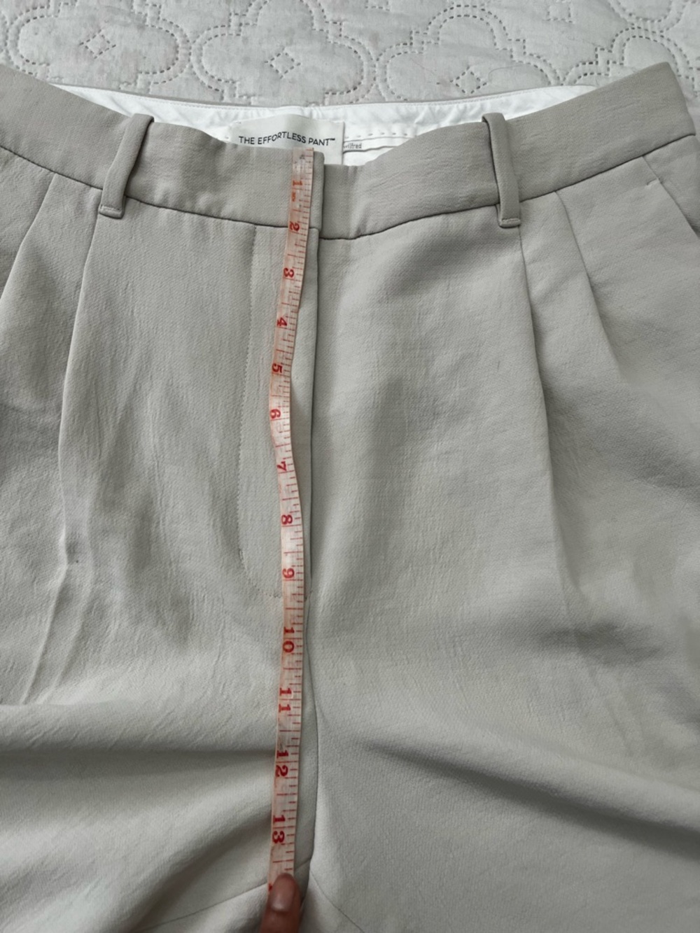 Wilfred Aritzia The Effortless Pant Size 12 Light Birch Wide Leg Trousers - Picture 7 of 15